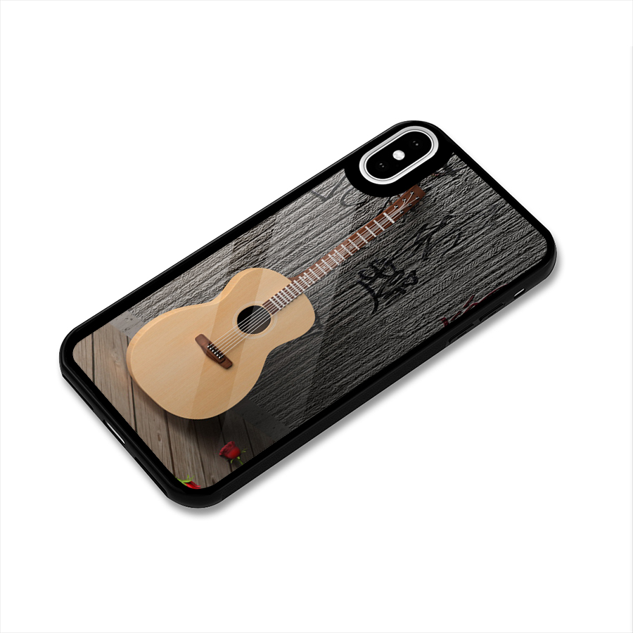 Guitar Classic Glass Back Case for iPhone X