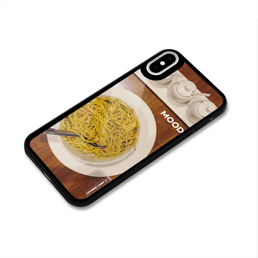 Hogging Mood Glass Back Case for iPhone X