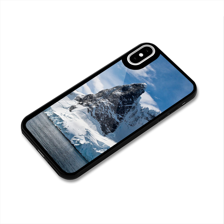 Ice Mountains Glass Back Case for iPhone X