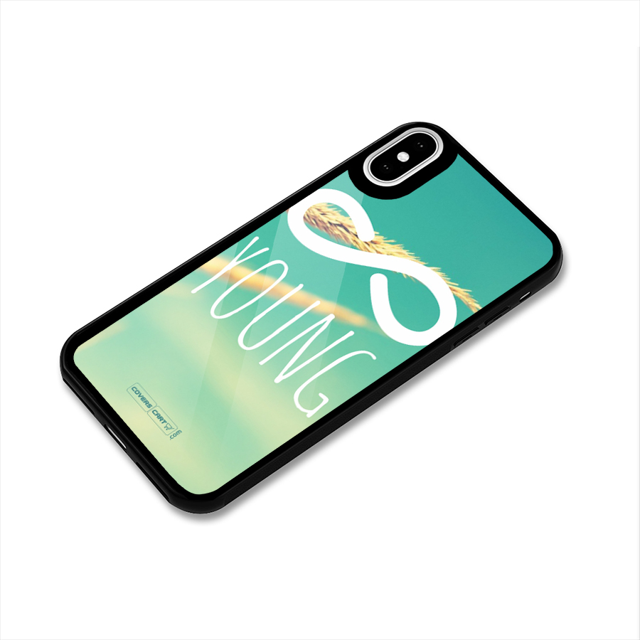 Infinity Young Glass Back Case for iPhone X