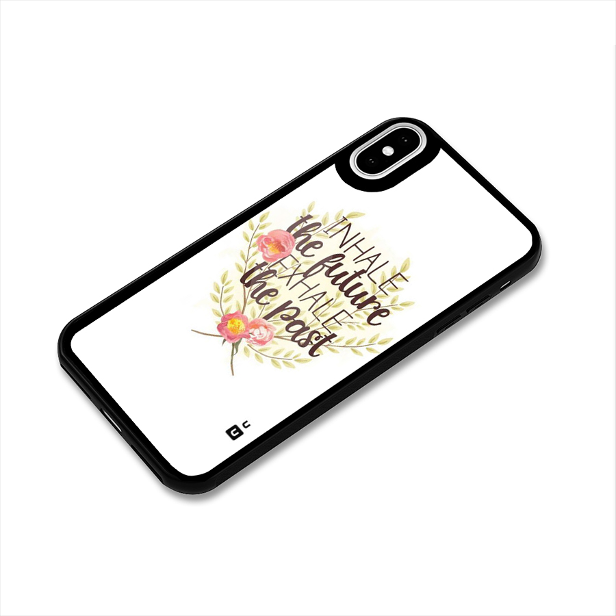 Inhale Future Glass Back Case for iPhone X