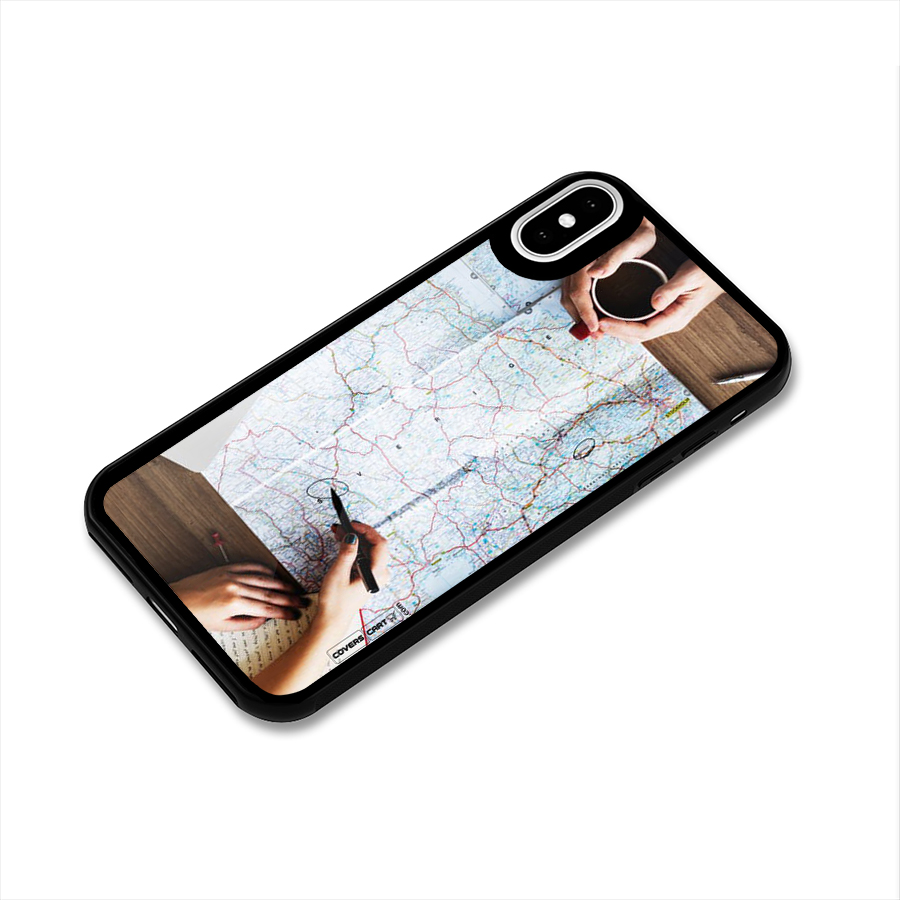 Just Travel Glass Back Case for iPhone X