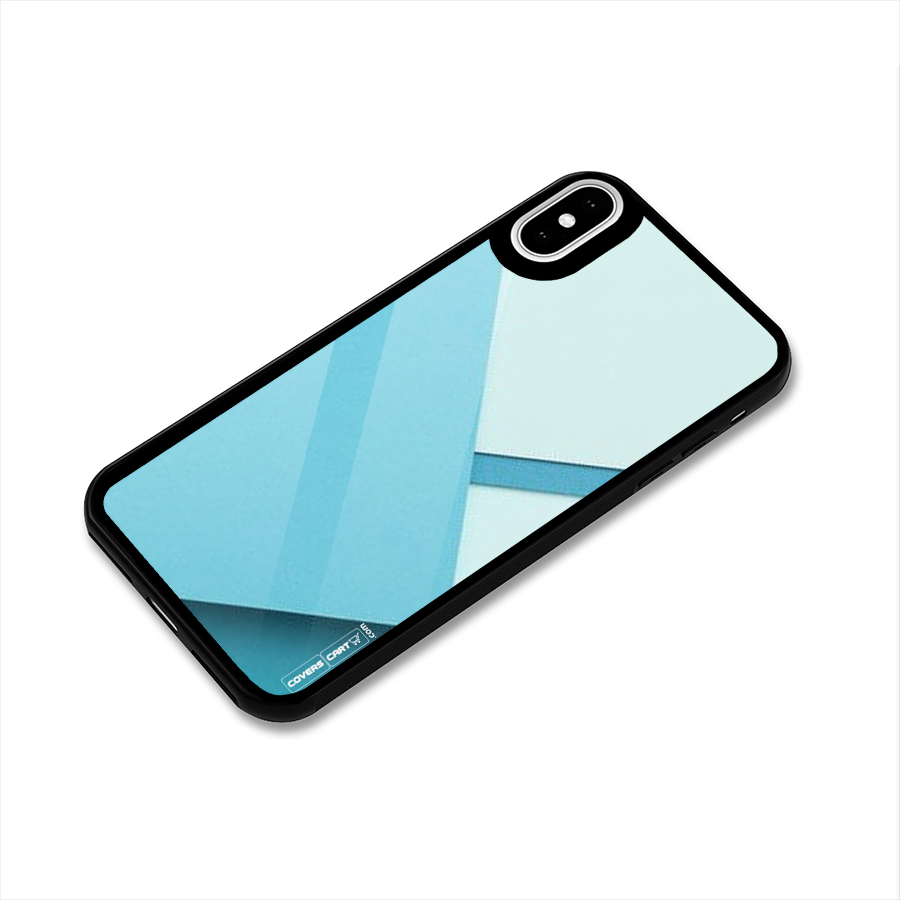 Material Design Glass Back Case for iPhone X