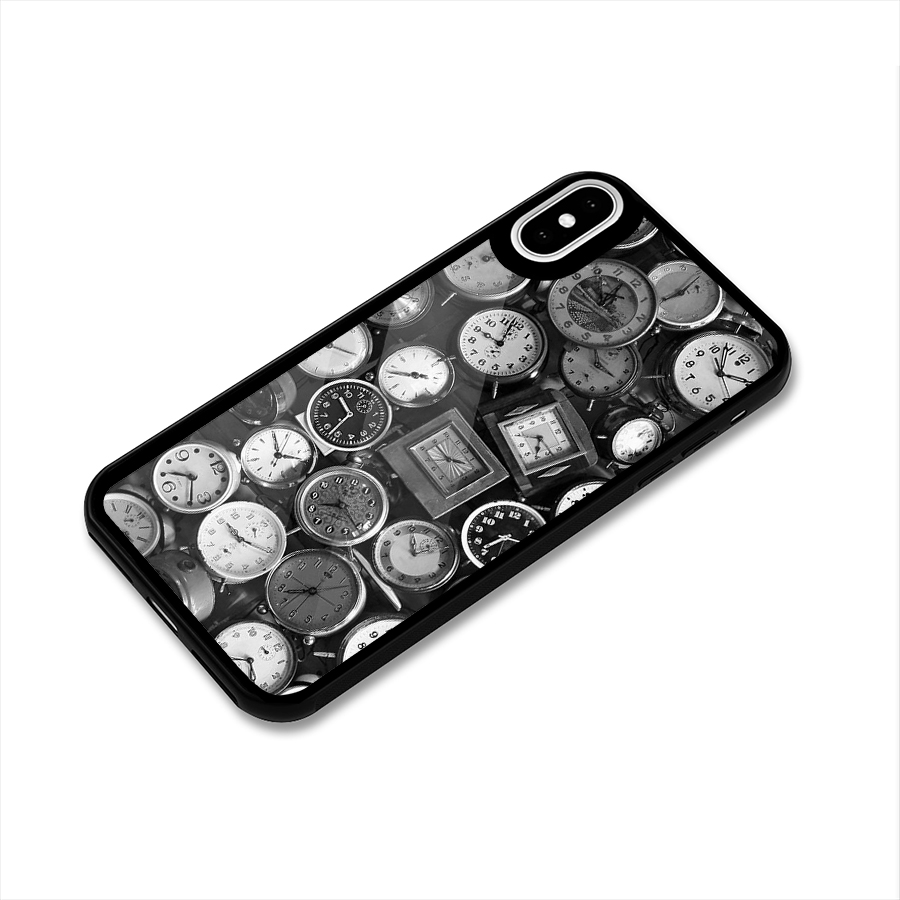 Monochrome Collection Glass Back Case for iPhone X