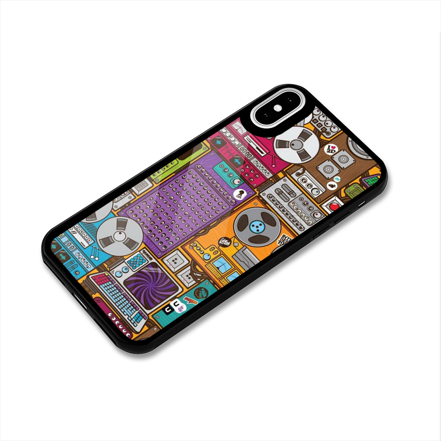 Music Decks Glass Back Case for iPhone X
