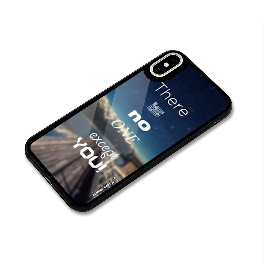 No One But You Glass Back Case for iPhone X