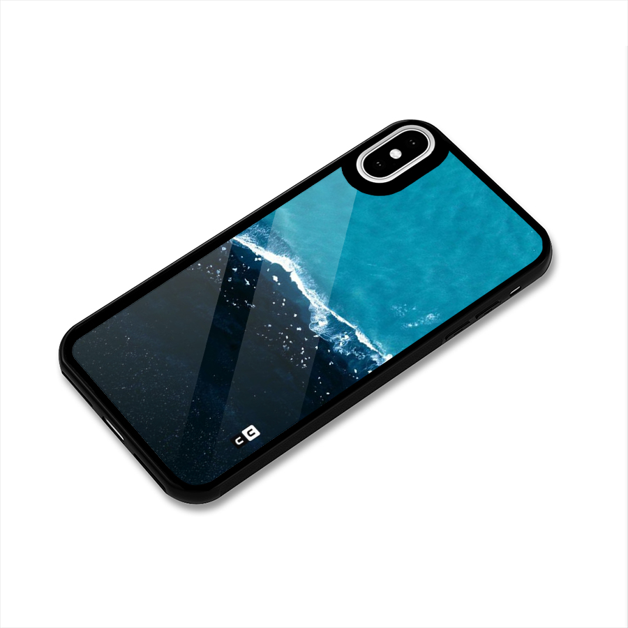 Ocean Blues Glass Back Case for iPhone X