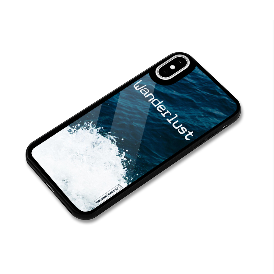 Ocean Wanderlust Glass Back Case for iPhone X