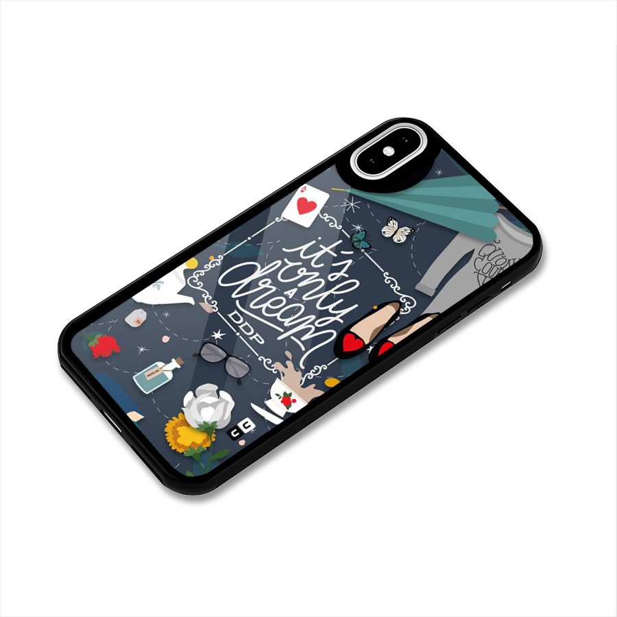 Only A Dream Glass Back Case for iPhone X