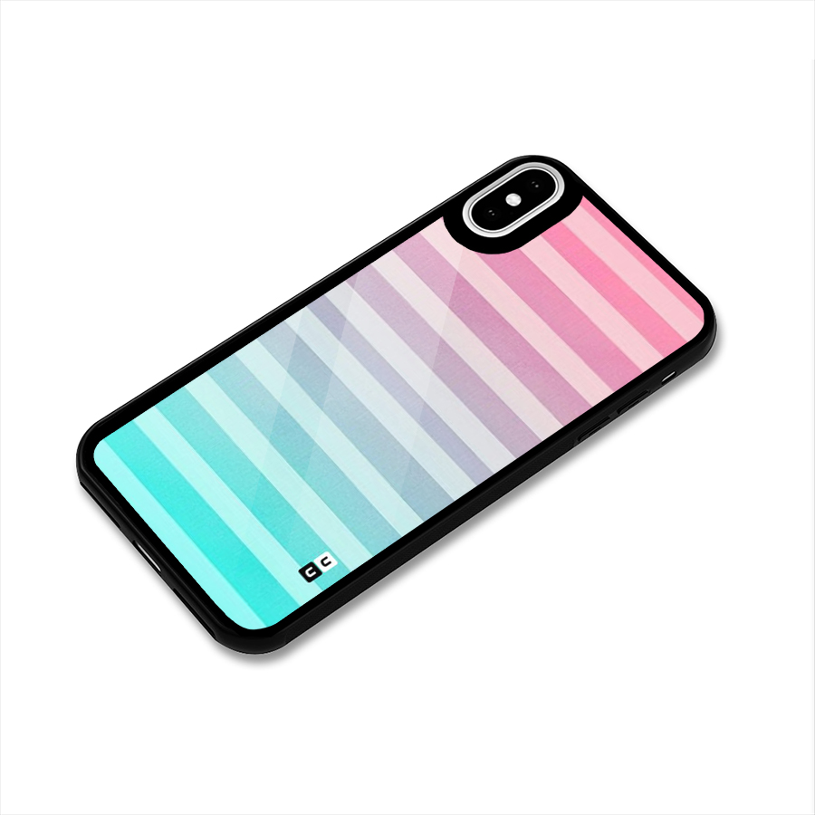 Pastel Ombre Glass Back Case for iPhone X