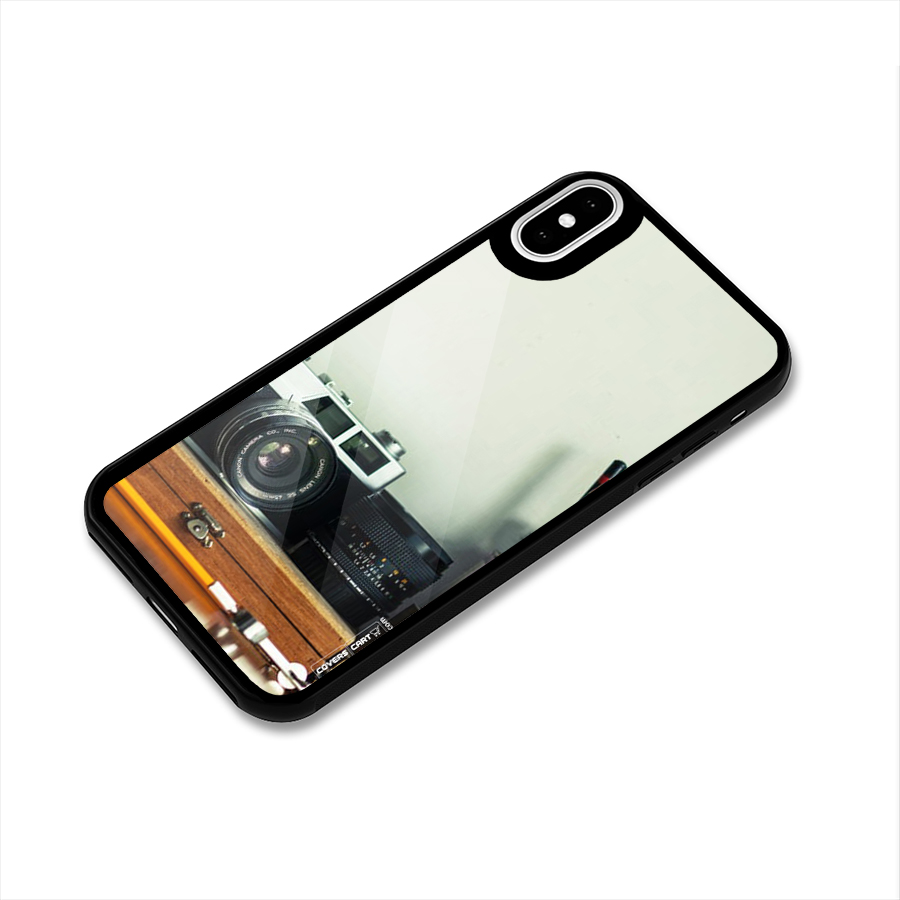 Photographer Desk Glass Back Case for iPhone X
