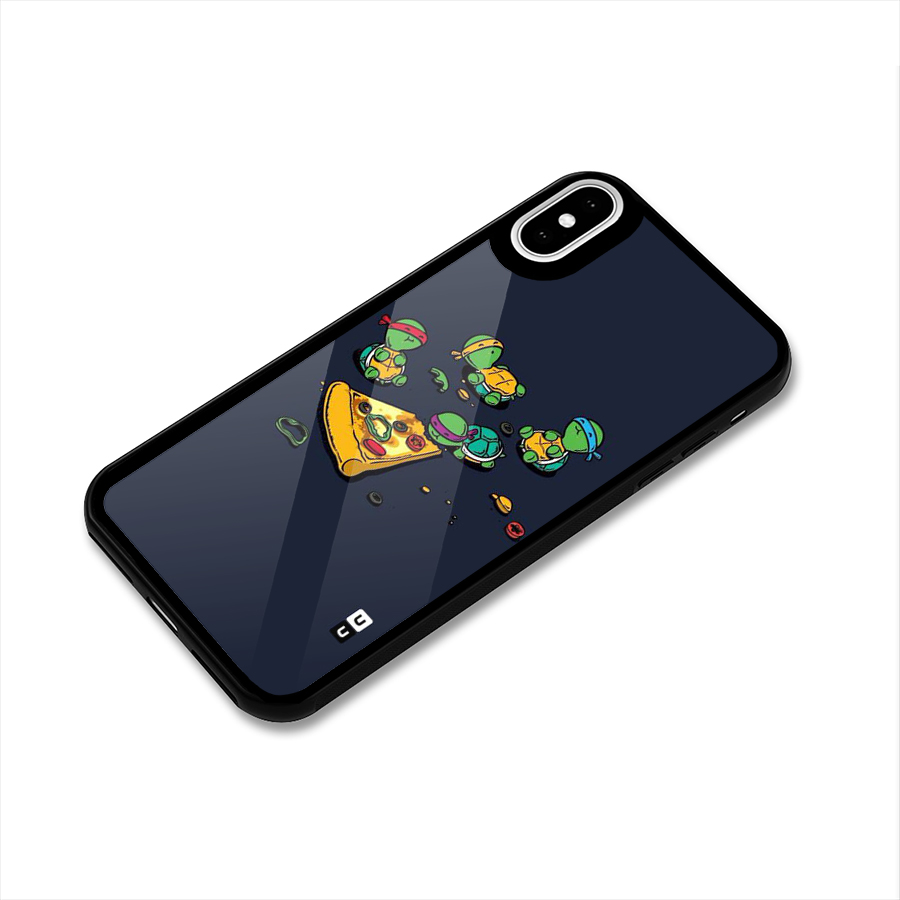 Pizza Overload Glass Back Case for iPhone X