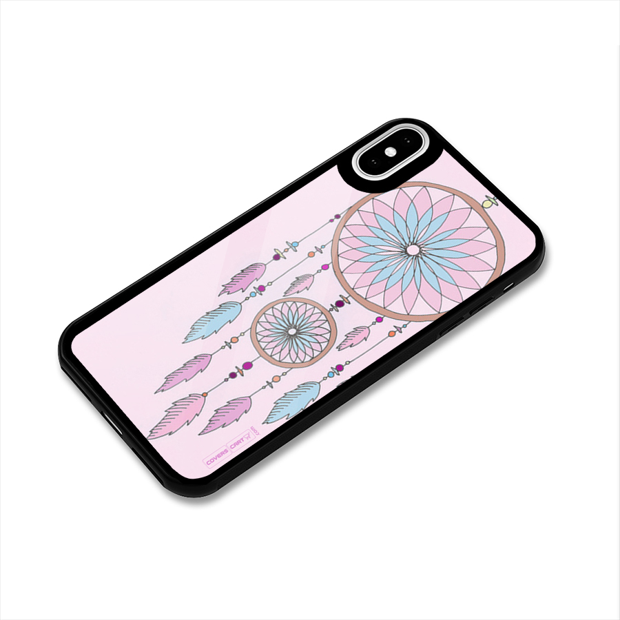 Pretty Dream Catcher Glass Back Case for iPhone X