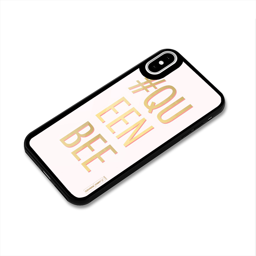 Queen Bee Glass Back Case for iPhone X
