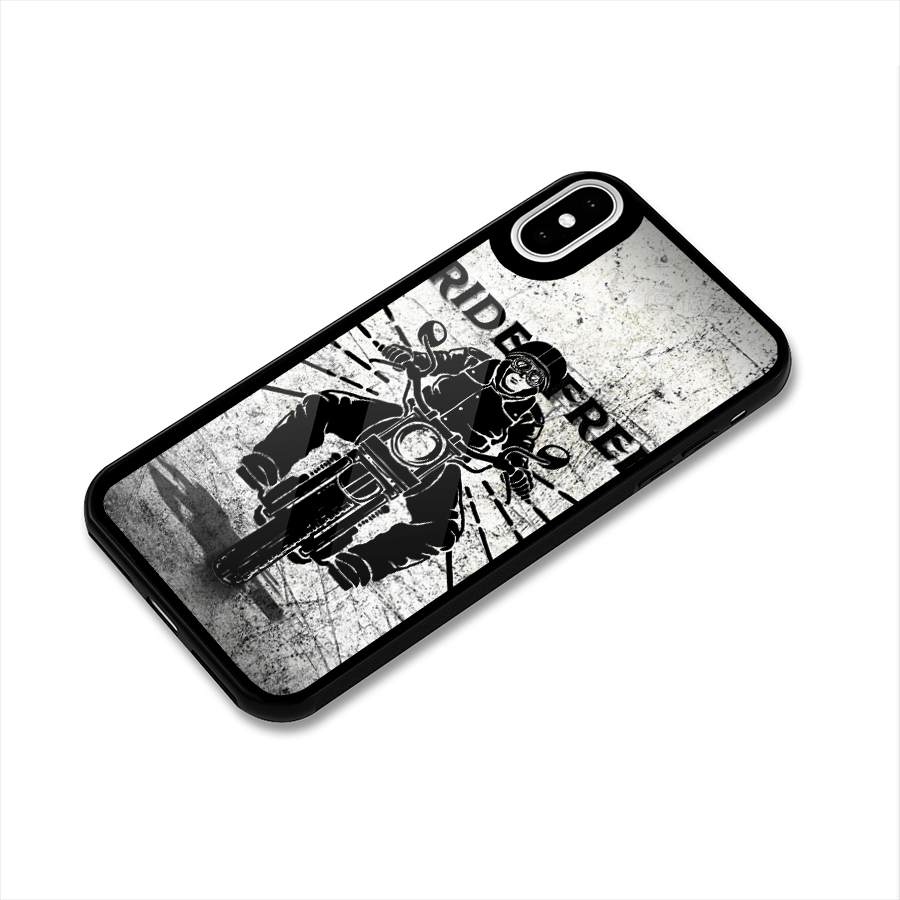 Ride Free Glass Back Case for iPhone X