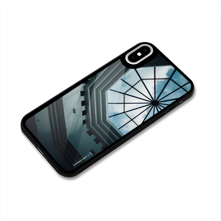 Rooftop Perspective Glass Back Case for iPhone X