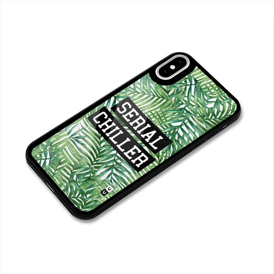 Serial Chiller Glass Back Case for iPhone X