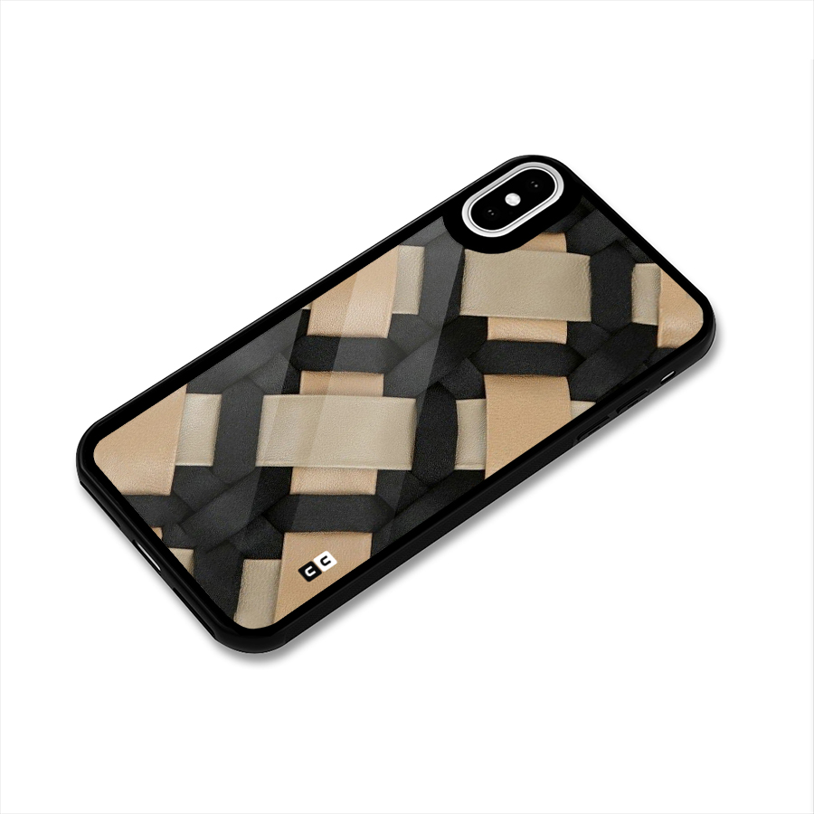 Shade Thread Glass Back Case for iPhone X