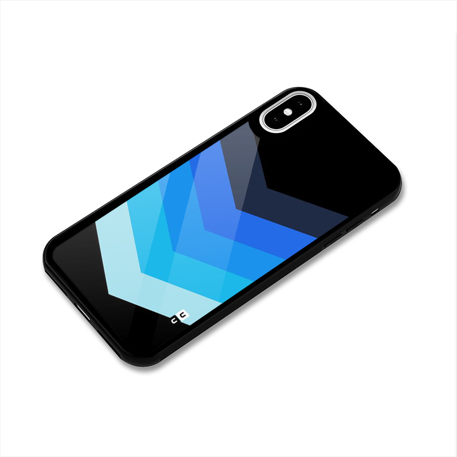Shades Colors Glass Back Case for iPhone X