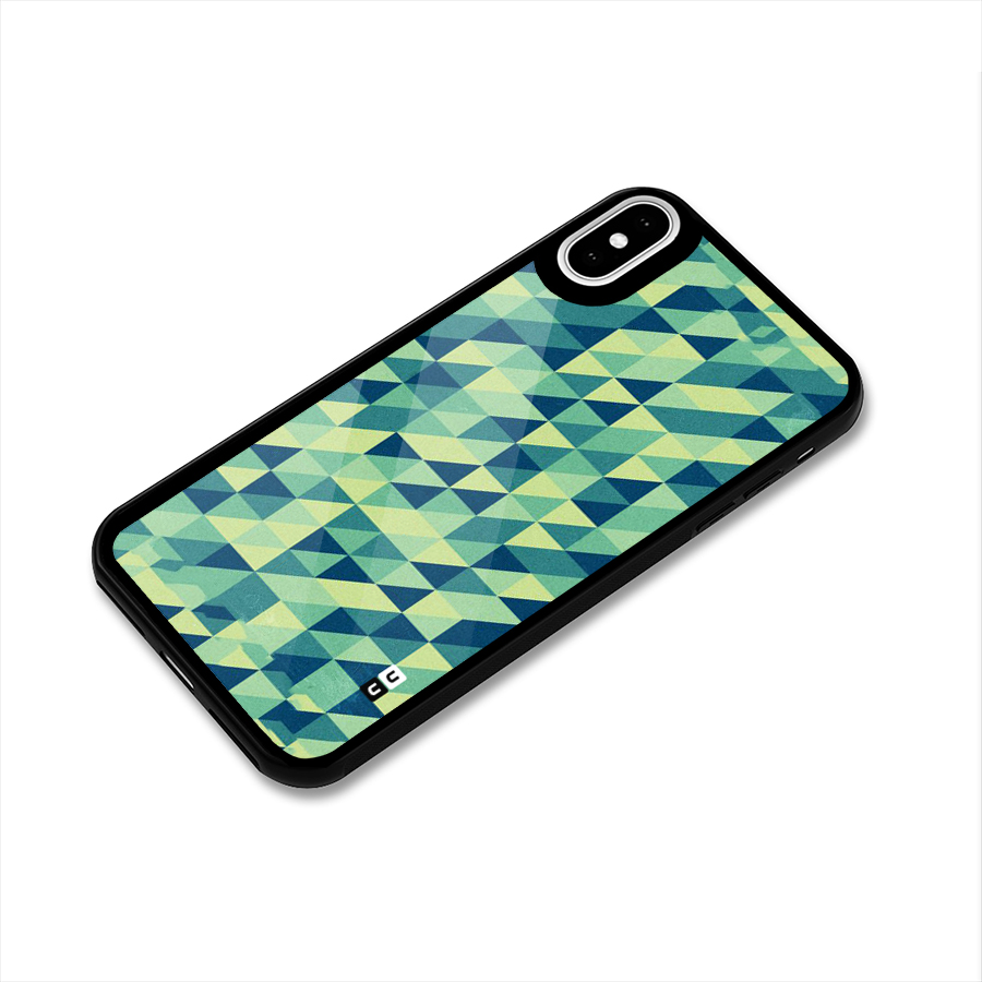 Shady Green Glass Back Case for iPhone X