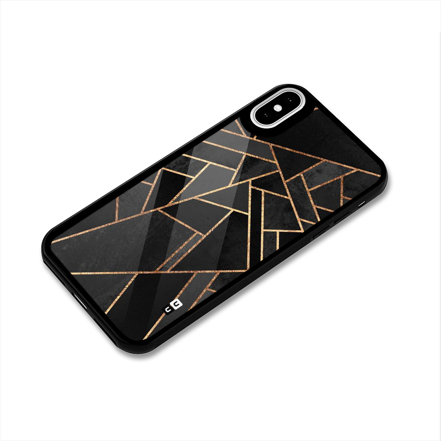 Sharp Tile Glass Back Case for iPhone X