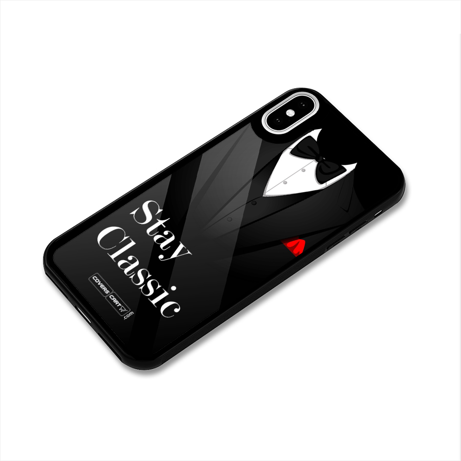 Stay Classic Glass Back Case for iPhone X