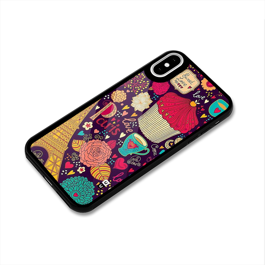 Sweet Love Glass Back Case for iPhone X