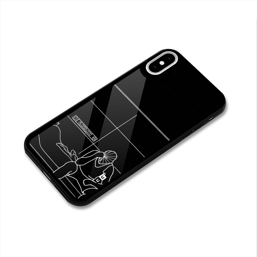 Teen Merits Glass Back Case for iPhone X