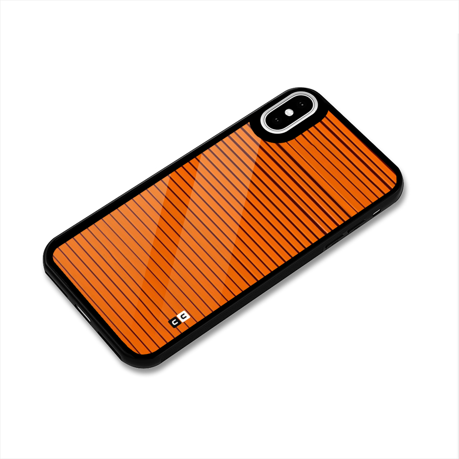 Trippy Stripes Glass Back Case for iPhone X