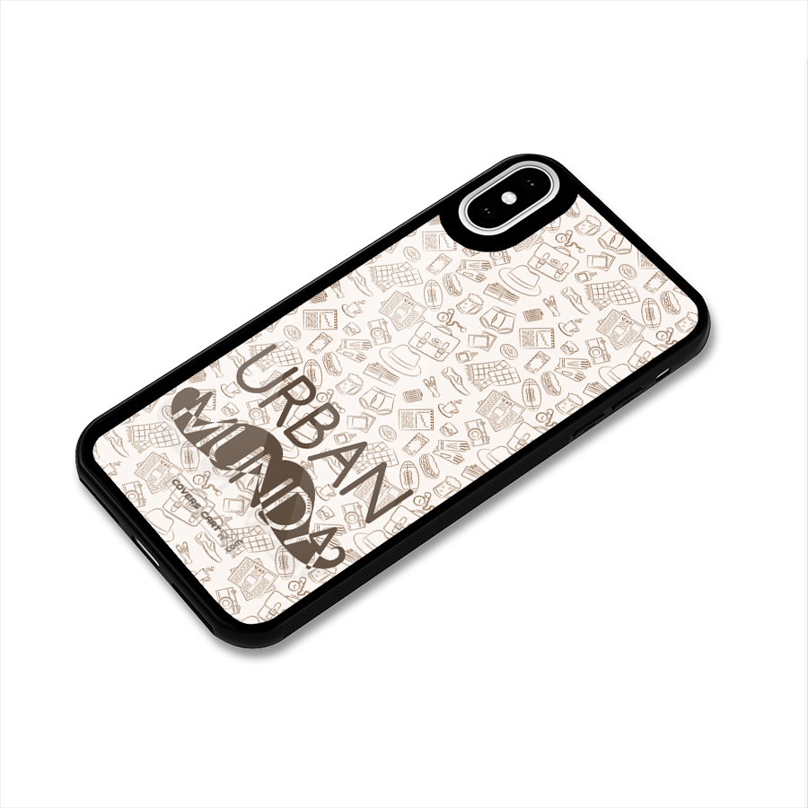 Urban Munda Glass Back Case for iPhone X