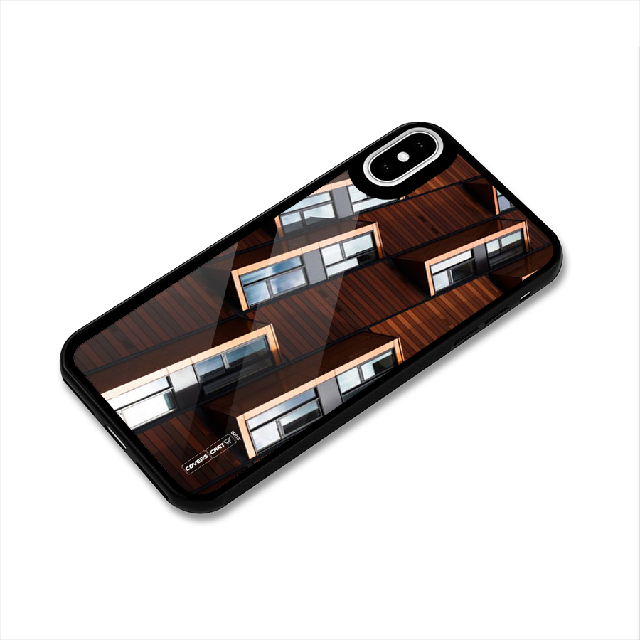 Window Abstract Glass Back Case for iPhone X