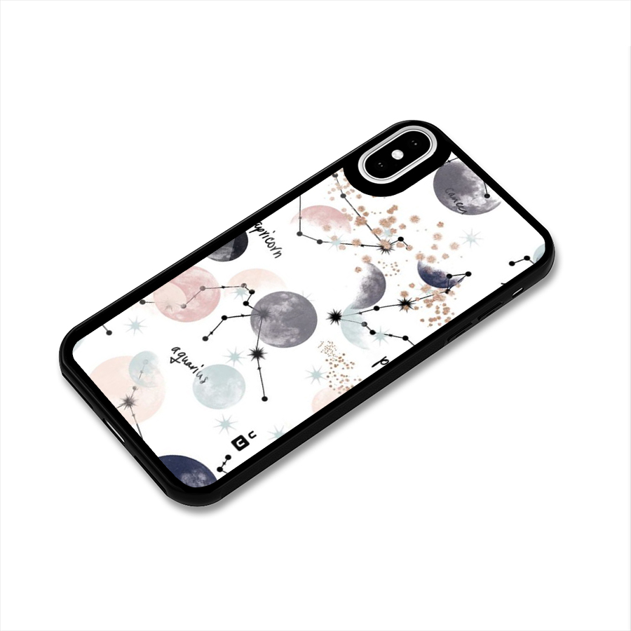 Zodiac Glass Back Case for iPhone X