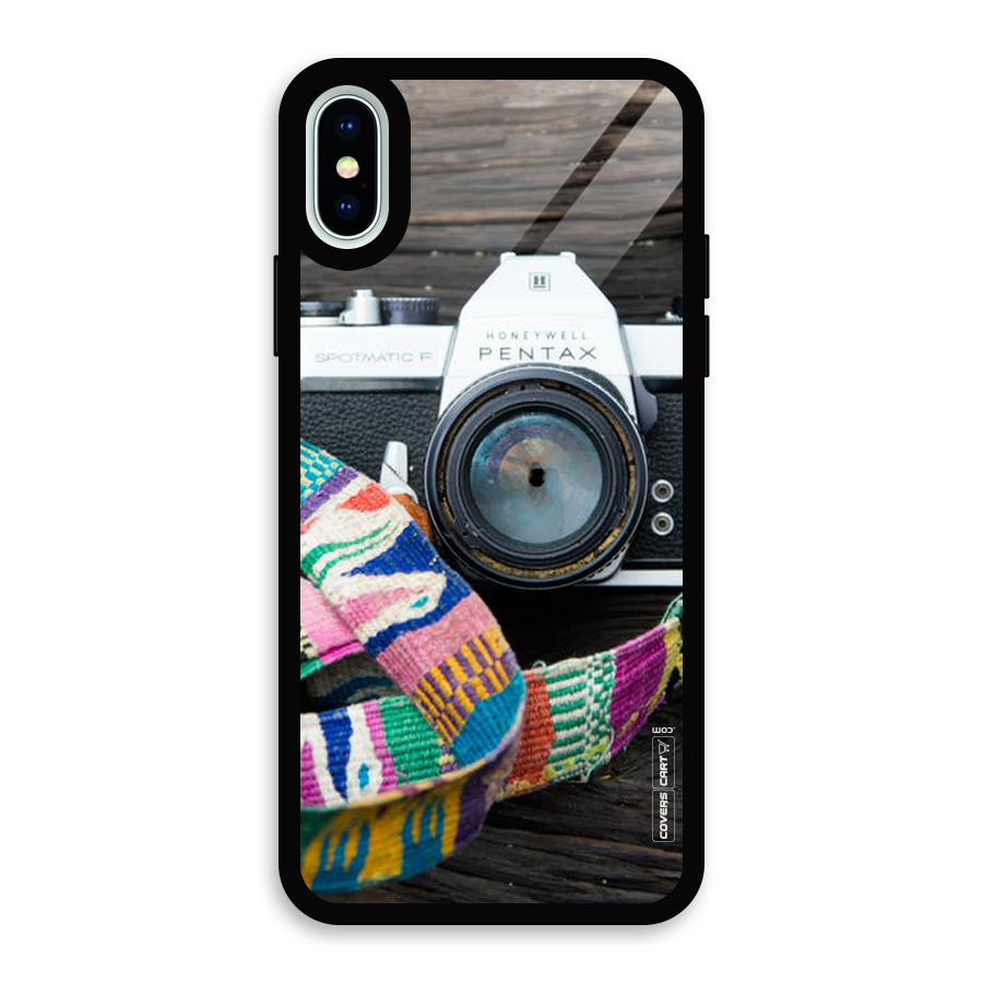 Antique Camera Glass Back Case for iPhone XS