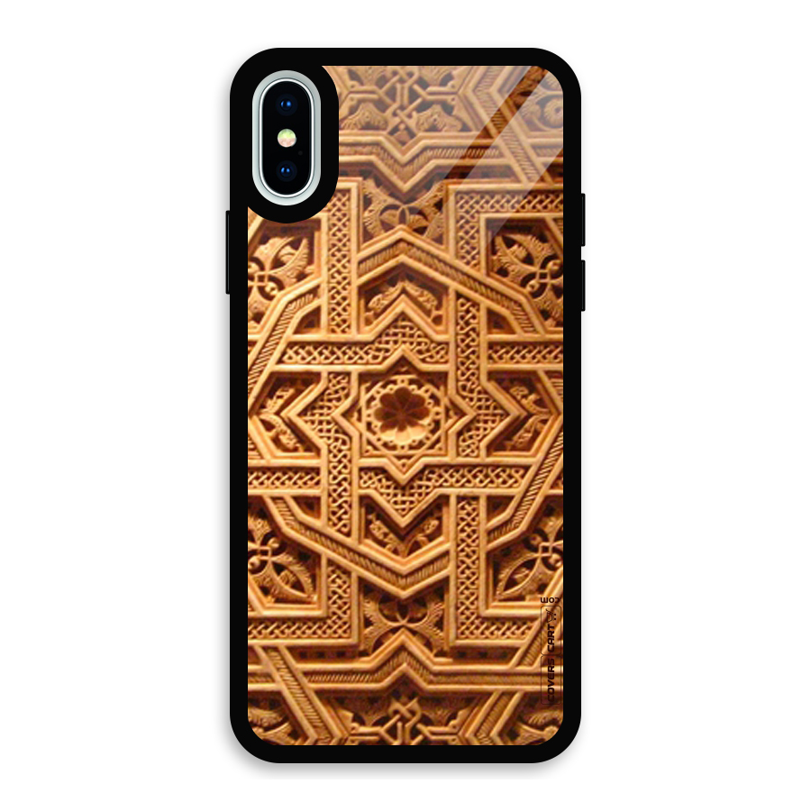 Archaic Wall Glass Back Case for iPhone XS