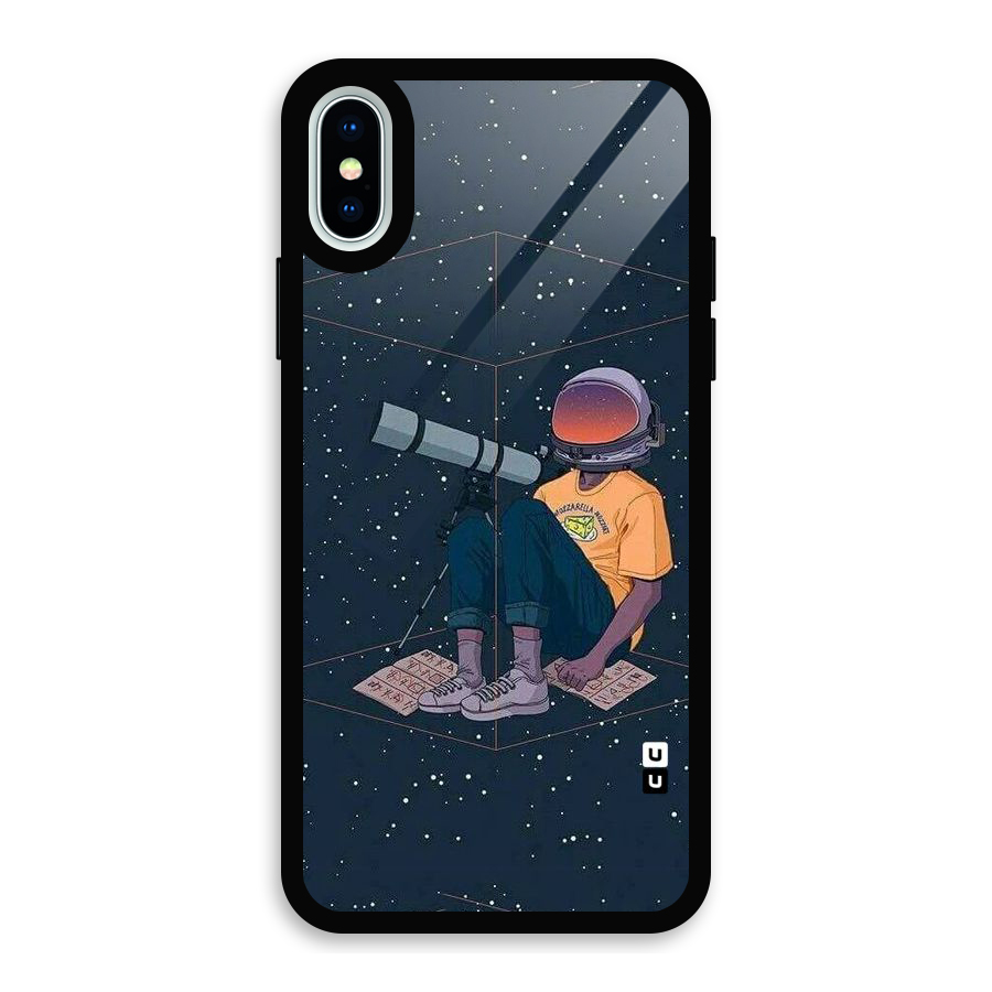 AstroNOT Glass Back Case for iPhone XS