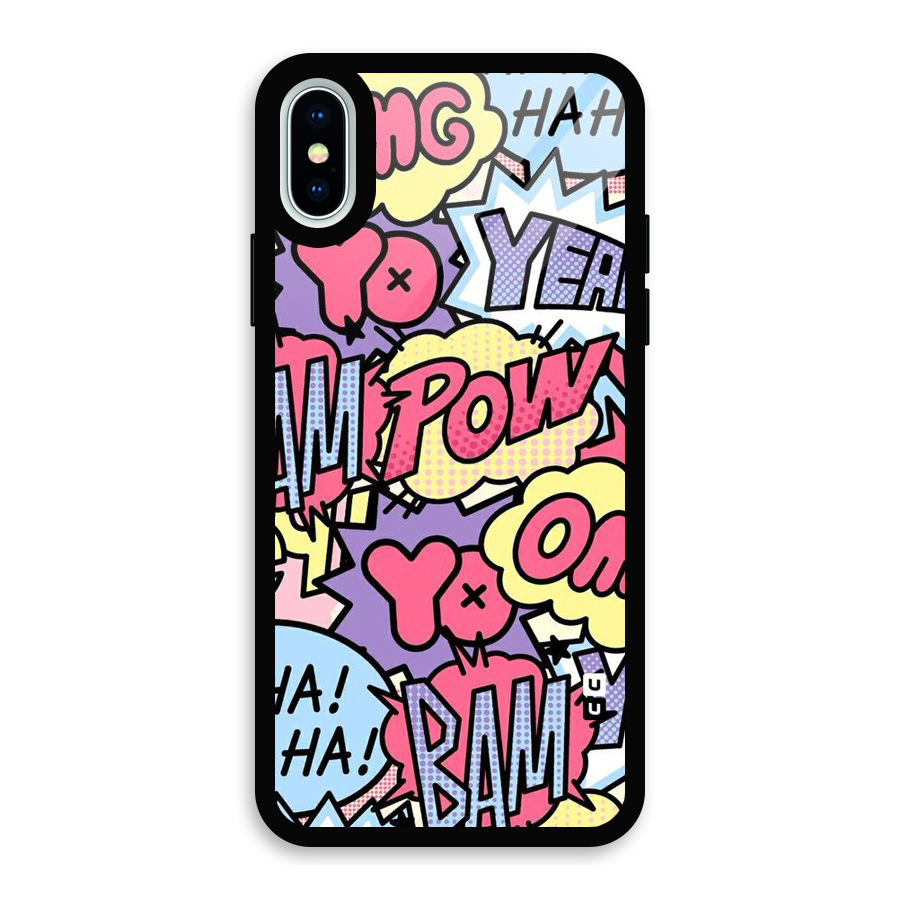 Bam Omg Glass Back Case for iPhone XS