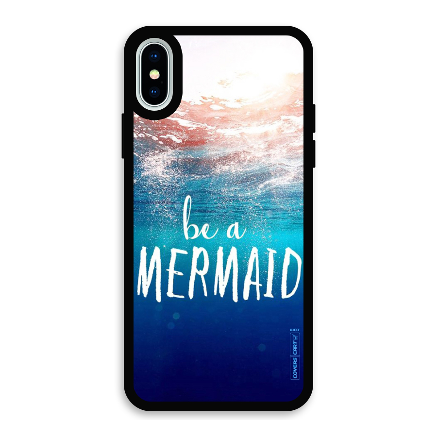 Be A Mermaid Glass Back Case for iPhone XS