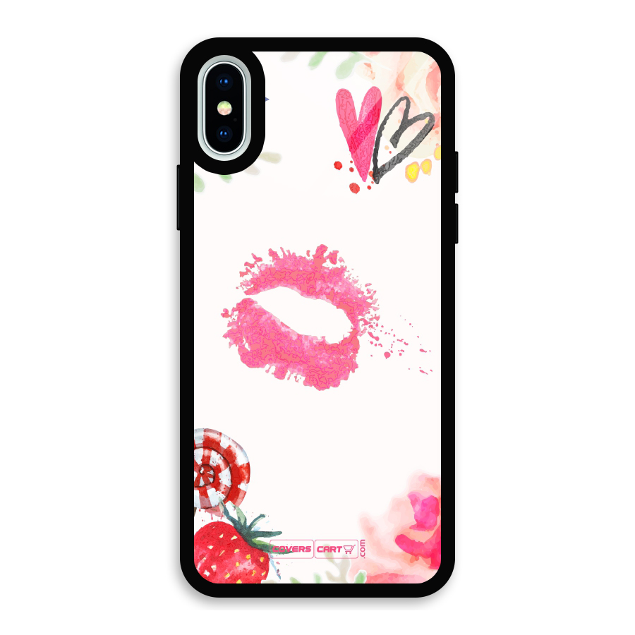Chirpy Glass Back Case for iPhone XS