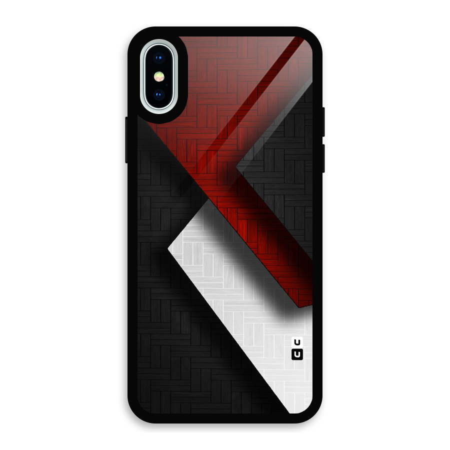 Classic Shades Design Glass Back Case for iPhone XS