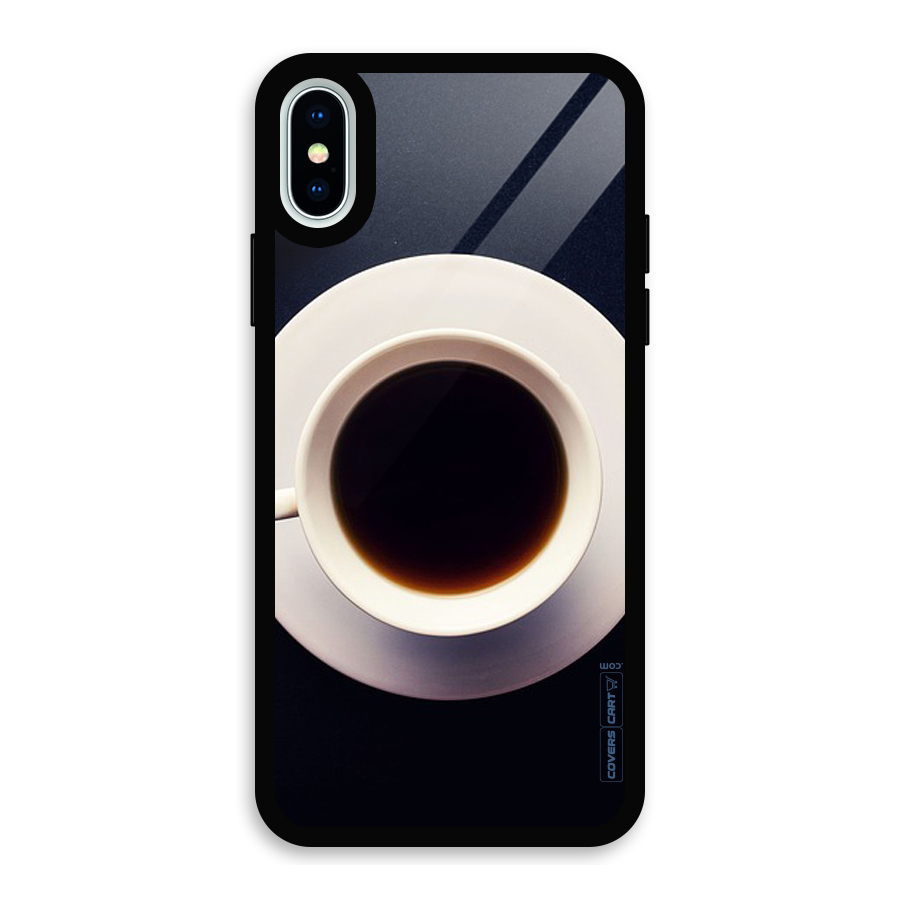 Coffee And Cookies Glass Back Case for iPhone XS