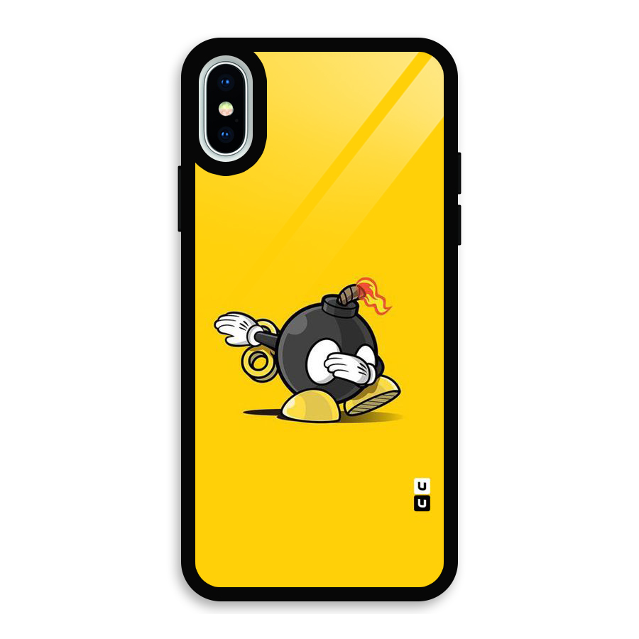 Dab Bomb Glass Back Case for iPhone XS