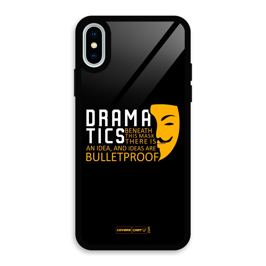Dramatics Glass Back Case for iPhone XS