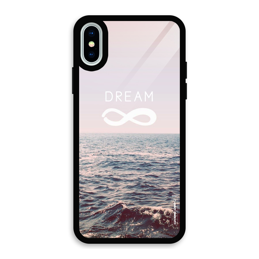 Dream Infinity Glass Back Case for iPhone XS