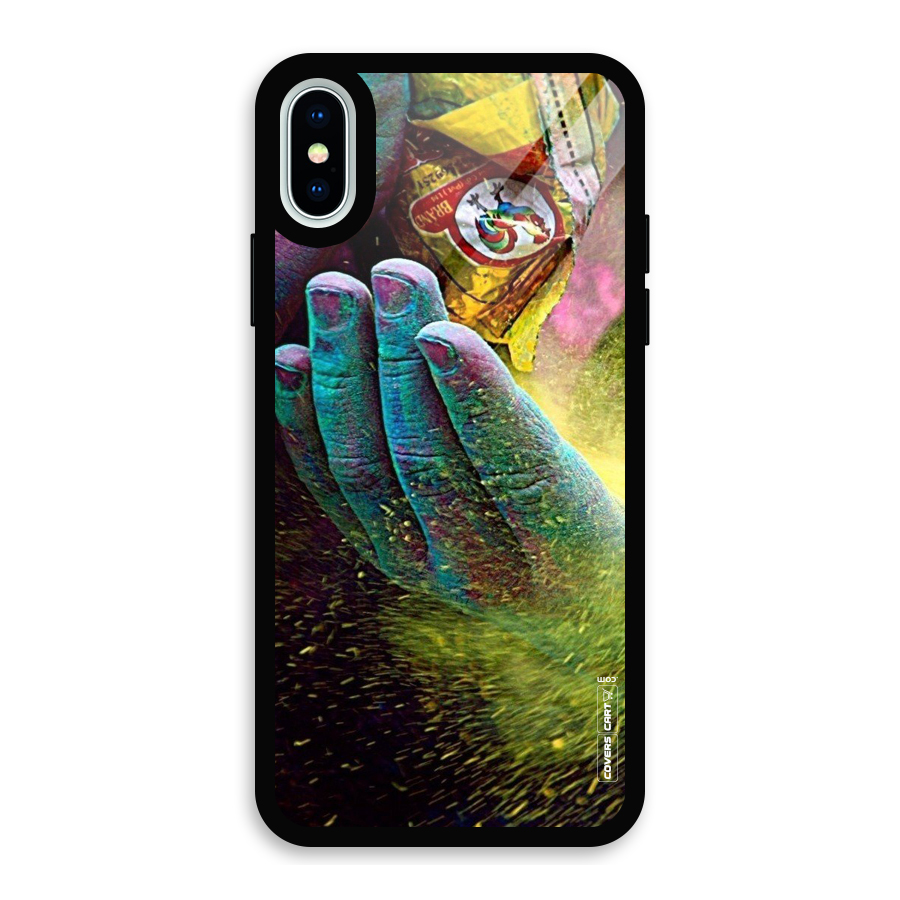 Exotic Colours Glass Back Case for iPhone XS