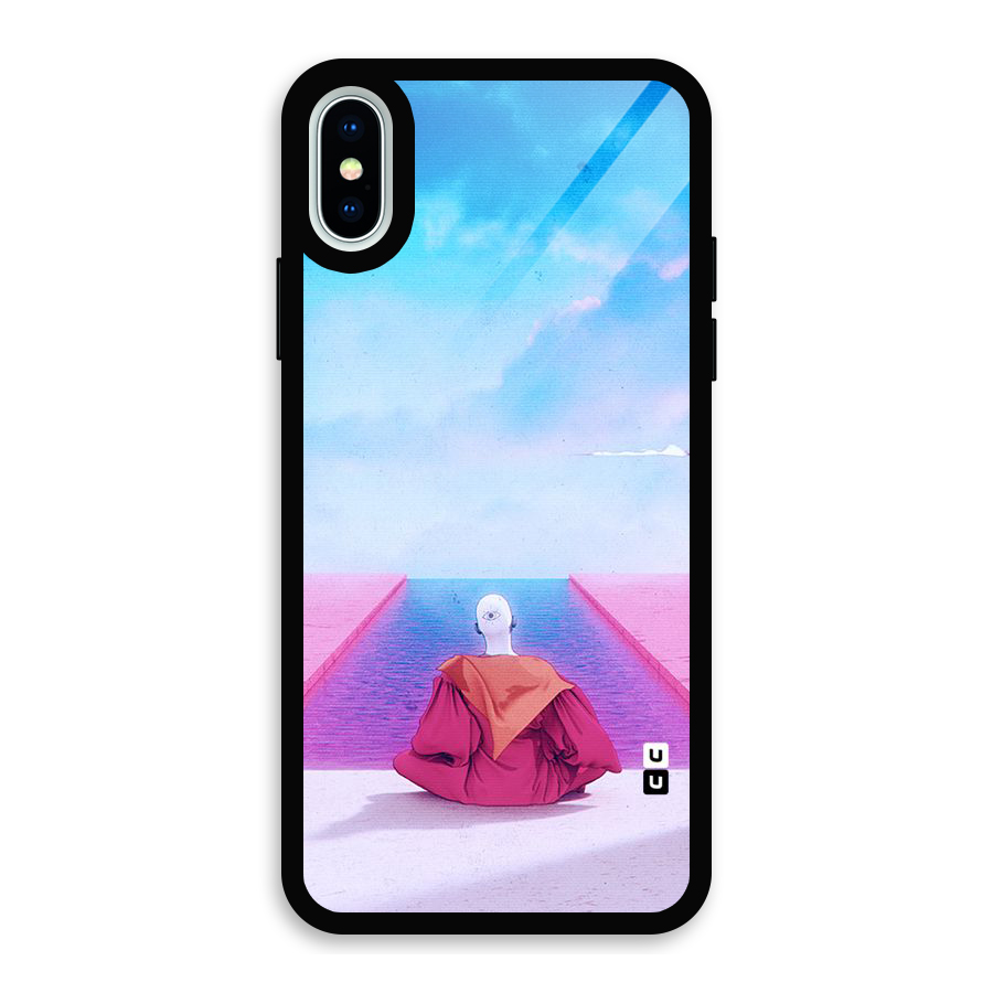 Eye Art Glass Back Case for iPhone XS