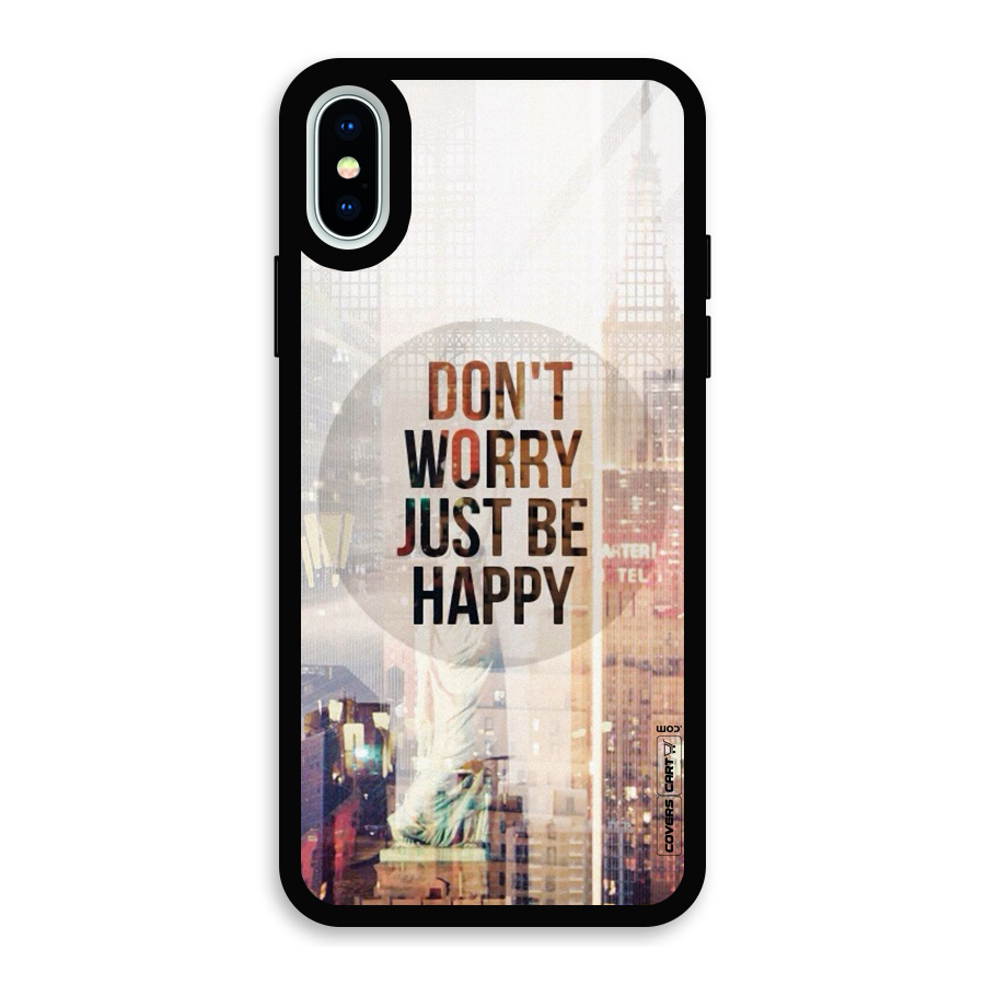 Feel Lively Glass Back Case for iPhone XS
