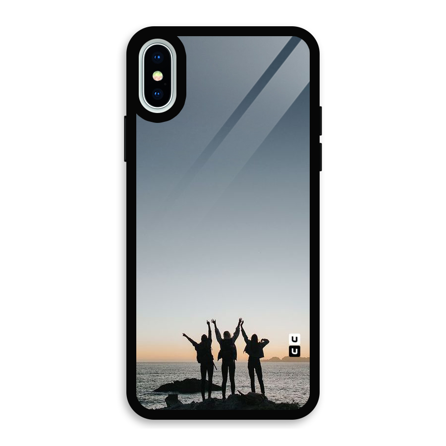 Friendship Glass Back Case for iPhone XS
