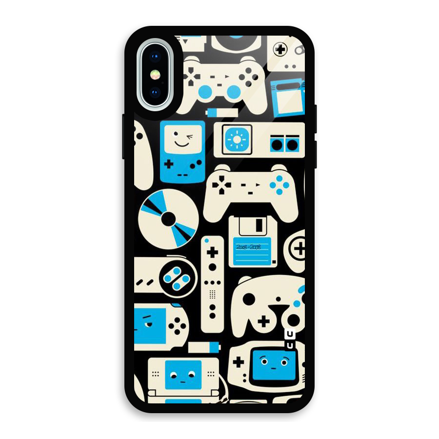 Gamers Glass Back Case for iPhone XS