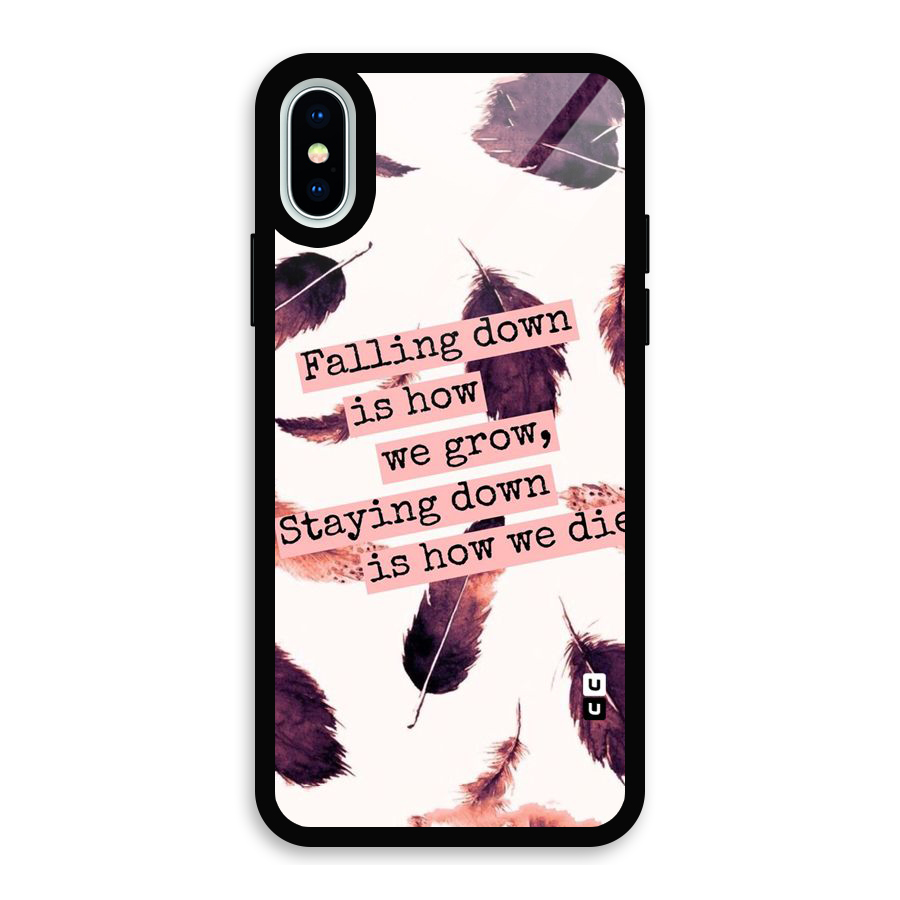 Grow Glass Back Case for iPhone XS