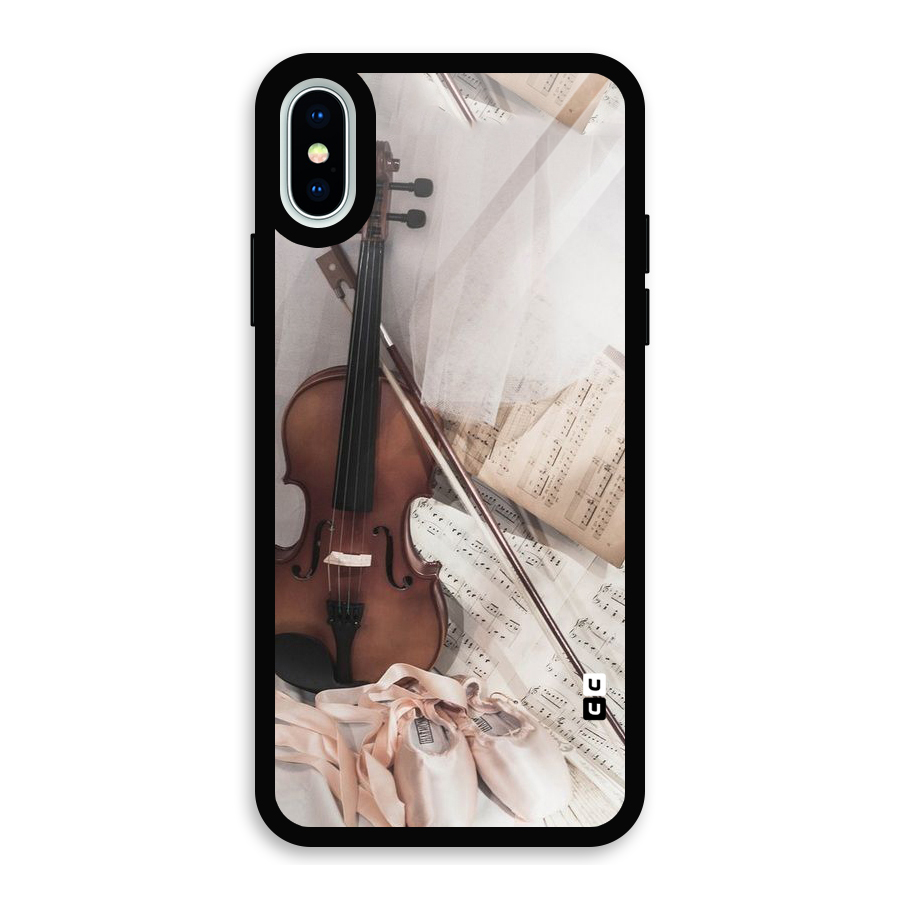 Guitar And Co Glass Back Case for iPhone XS